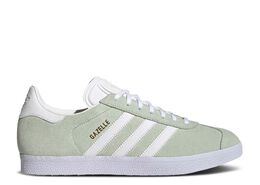 Adidas: Зелёные кроссовки  Gazelle