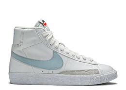 Nike: Голубые кроссовки  Blazer Mid