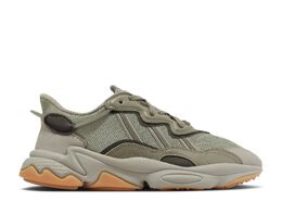 Adidas: Зелёные кроссовки  Ozweego