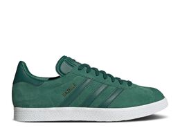 Adidas: Зелёные кроссовки  Gazelle