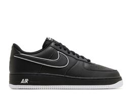 Nike: Чёрные кроссовки  Air Force 1