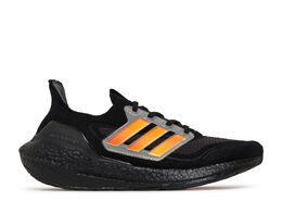 Adidas: Чёрные кроссовки  Ultraboost 21