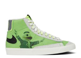 Nike: Зелёные кроссовки  Blazer Mid