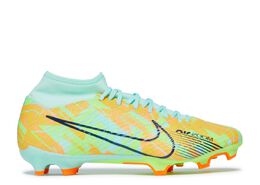 Nike: Зелёные кроссовки  Mercurial