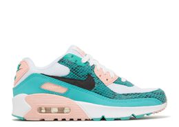 Nike: Зелёные кроссовки  Air Max 90