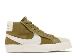 Nike: Зелёные кроссовки  Blazer Mid Premium