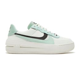 Nike: Зелёные кроссовки  Air Force 1