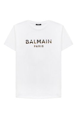 Balmain: Хлопковая футболка 