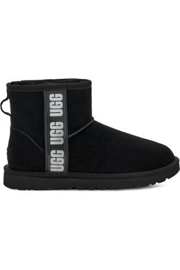 UGG: Чёрные ботинки 