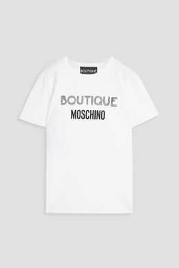 Boutique Moschino: Футболка с принтом