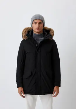 Woolrich: Чёрный пуховик 