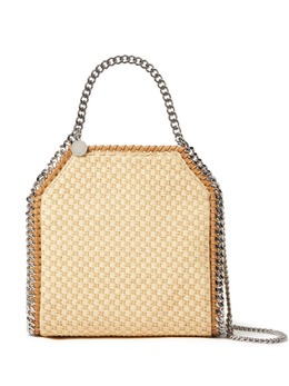 Stella McCartney: Бежевая сумка-шоппер  Falabella