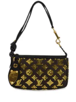 Louis Vuitton Pre-Owned: Коричневый клатч