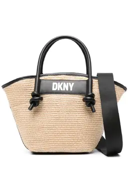 DKNY: Светлая сумка через плечо 