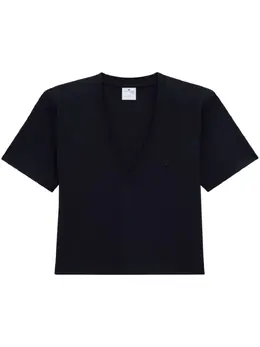 Courrèges: Хлопковая футболка 