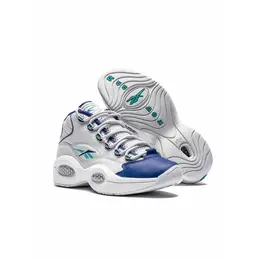 Reebok: Белые кроссовки  Question Mid