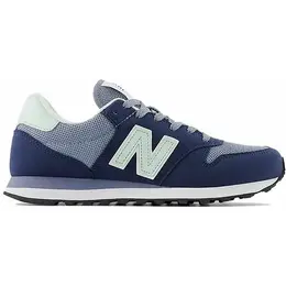 New Balance: Синие кроссовки  500