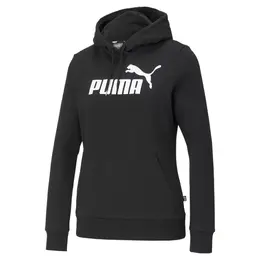 PUMA: Чёрная толстовка  Ess