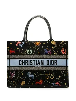 Christian Dior Pre-Owned: Чёрная сумка-шоппер