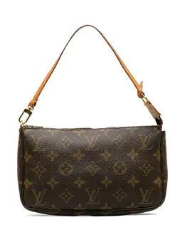 Louis Vuitton Pre-Owned: Коричневый клатч