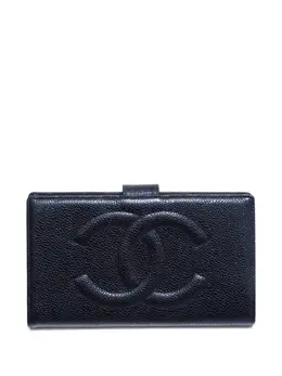 CHANEL Pre-Owned: Чёрный кошелёк 