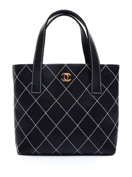 CHANEL Pre-Owned: Чёрная сумка 