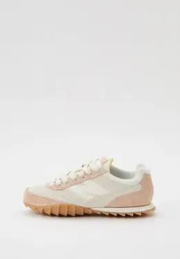 New Balance: Бежевые кроссовки 