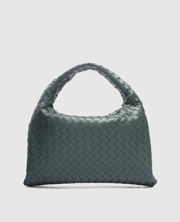 Bottega Veneta: Зелёная сумка