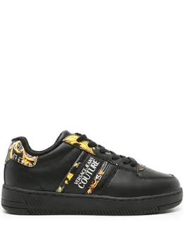 Versace Jeans Couture: Чёрные кроссовки 