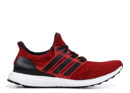 Adidas: Красные кроссовки  UltraBoost