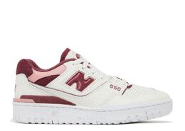 New Balance: Бордовые кроссовки  550