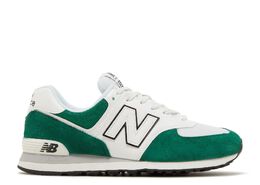 New Balance: Белые кроссовки  574