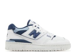 New Balance: Белые кроссовки  550