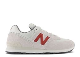 New Balance: Белые кроссовки  574