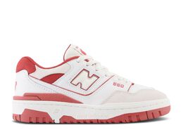 New Balance: Белые кроссовки  550