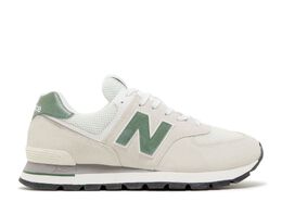 New Balance: Белые кроссовки  574