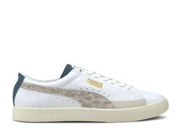 PUMA: Белые кроссовки  Basket