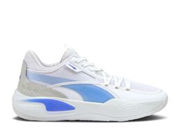 PUMA: Белые кроссовки  Court Rider