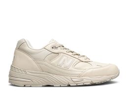 New Balance: Белые кроссовки  991