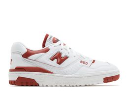 New Balance: Белые кроссовки  550