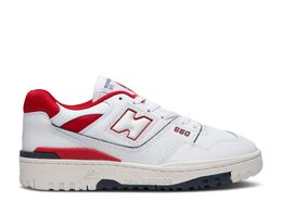 New Balance: Белые кроссовки  550