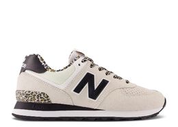 New Balance: Белые кроссовки  574
