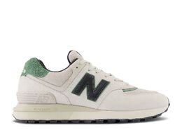 New Balance: Белые кроссовки  574