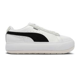 PUMA: Белые кроссовки  Suede Mayu