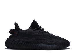 Adidas: Чёрные кроссовки  Yeezy Boost 350 v2 Black