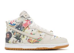 Nike: Белые кроссовки  Dunk High