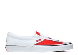 Vans: Белые кроссовки  Classic Slip On