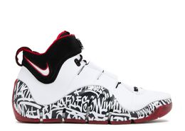 Nike: Белые кроссовки  Zoom Lebron 4