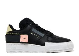 Nike: Чёрные кроссовки  Air Force 1 Type