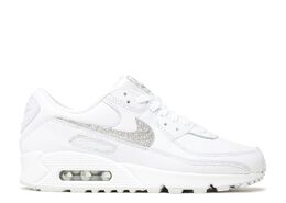 Nike: Серебристые кроссовки  Air Max 90 SE